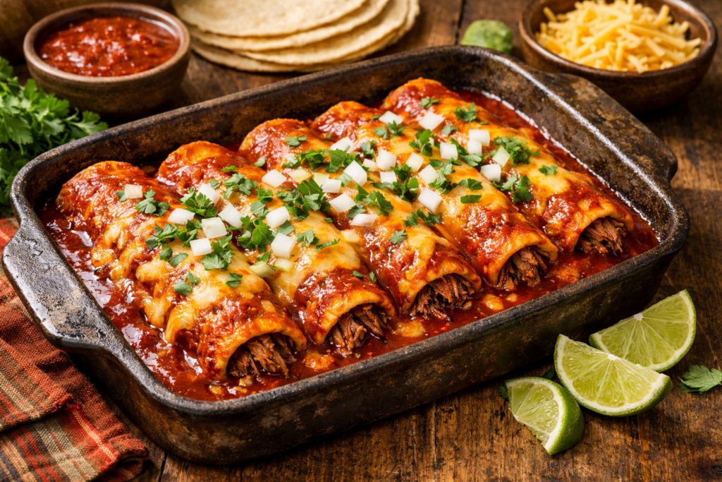 Birria Enchiladas