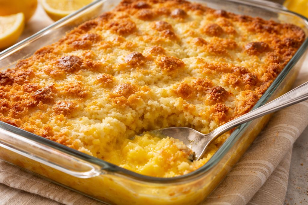 Lemon Dump Cake