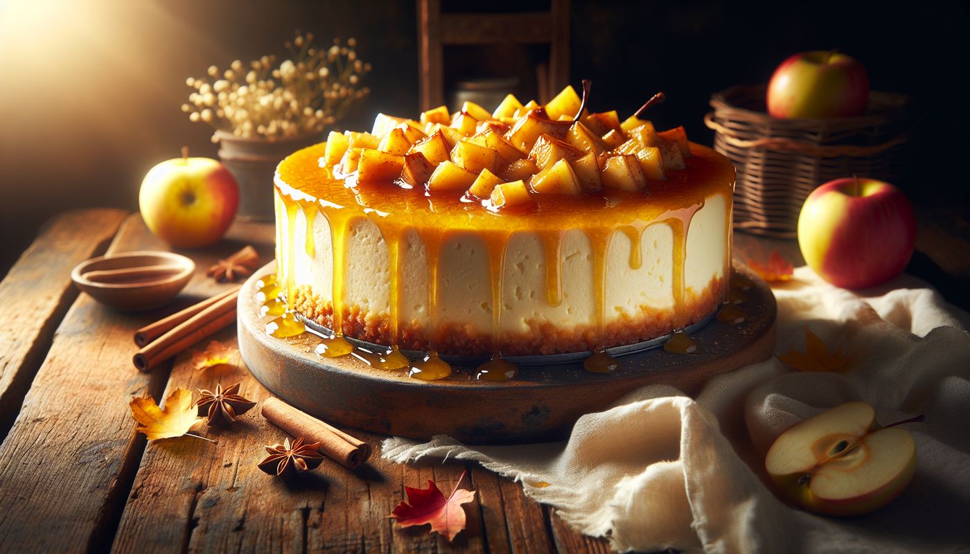 Apple Cider Cheesecake