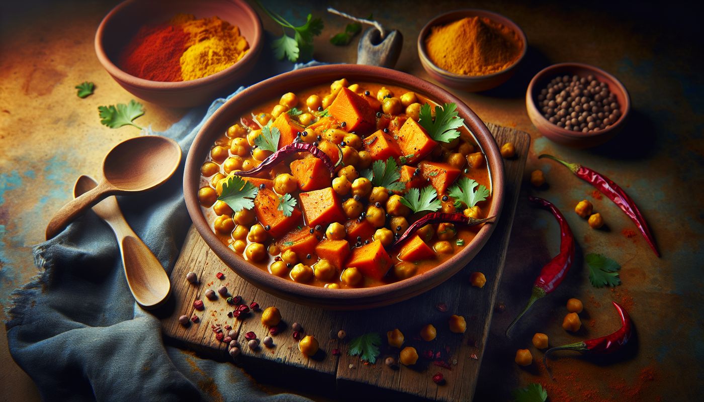 Sweet Potato & Chickpea Curry
