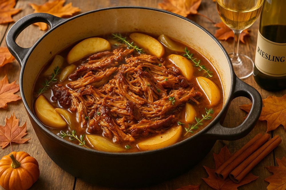 Apple Cider Braised Pork