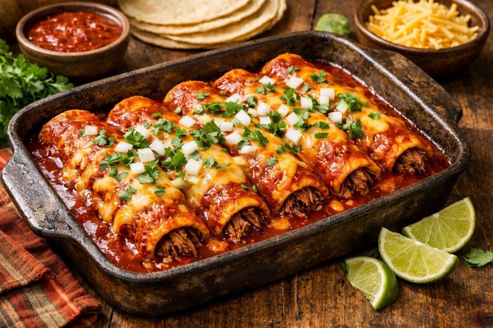 Birria Enchiladas