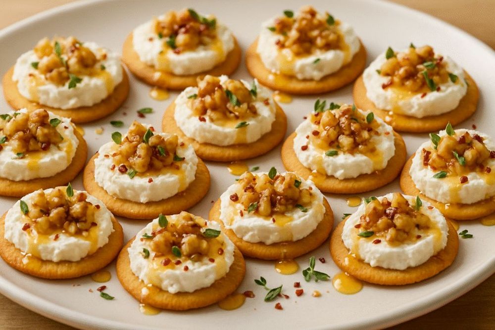 Goat Cheese & Honey Bites