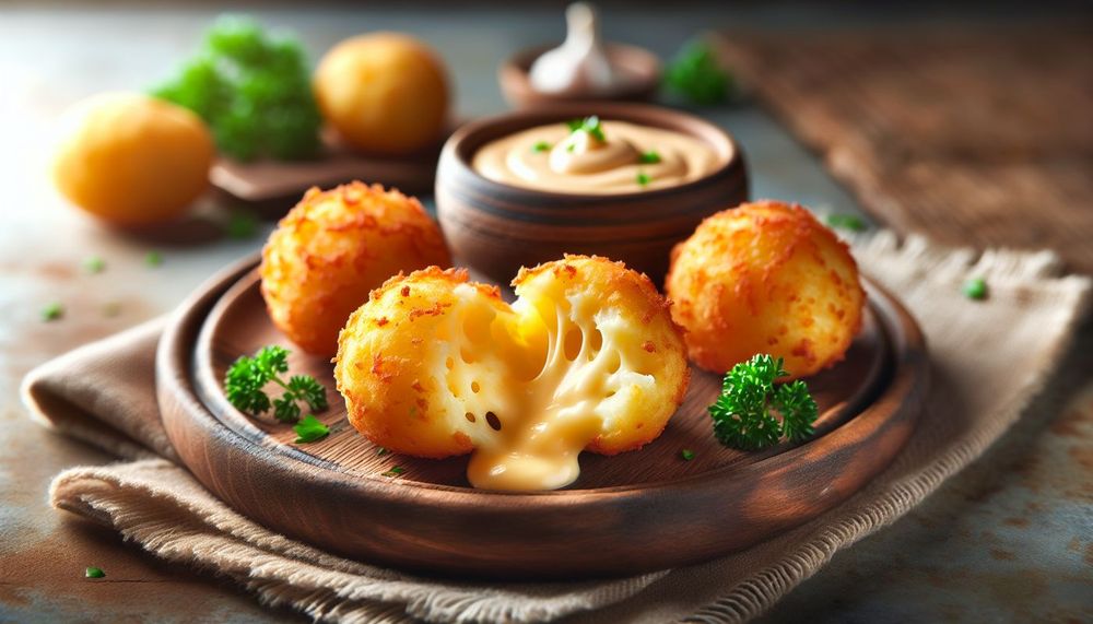 Mashed Potato Cheese Puffs
