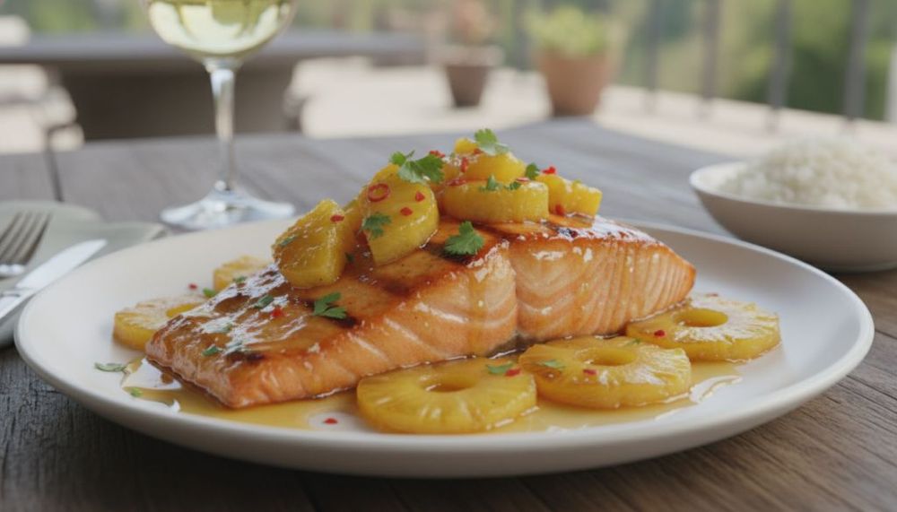 Pineapple Glazed Salmon