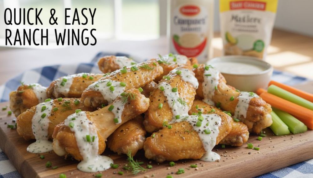 Quick & Easy Ranch Wings