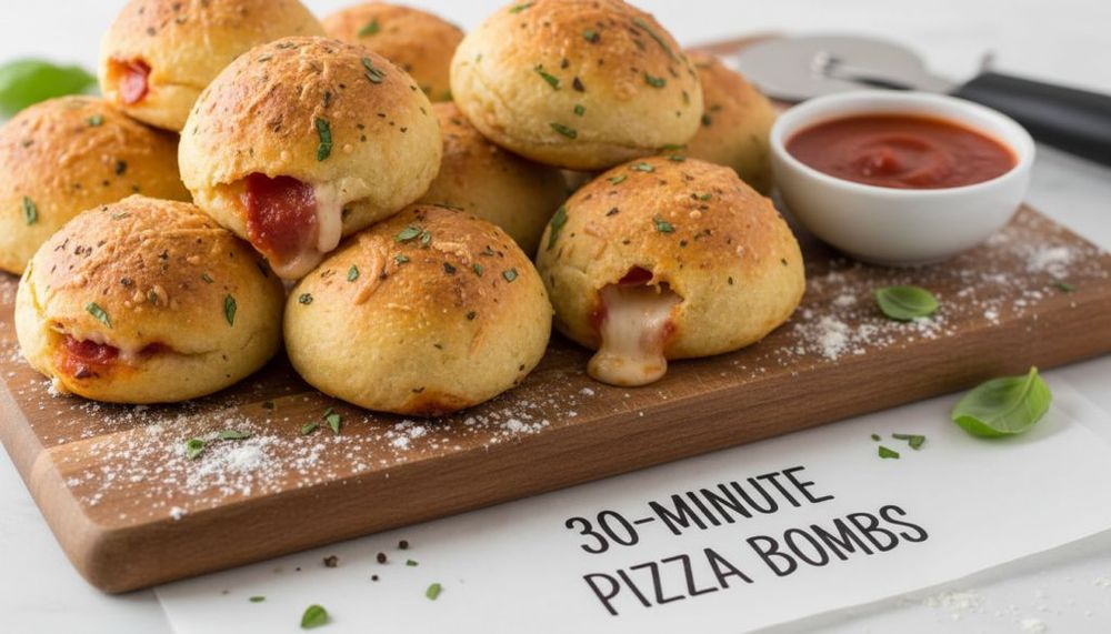 30-Minute Pizza Bombs