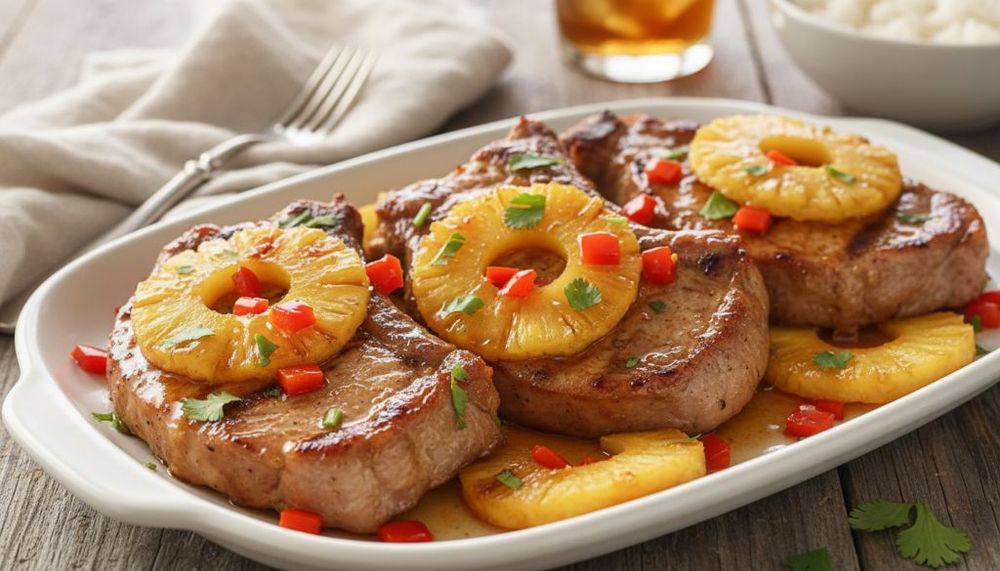Easy Pineapple Pork Chops