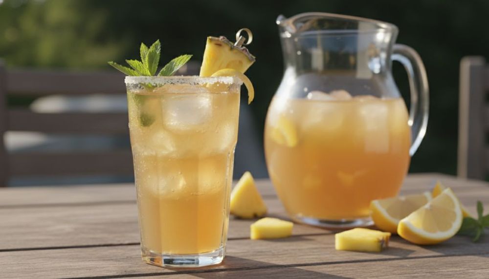 Pineapple Bourbon Lemonade