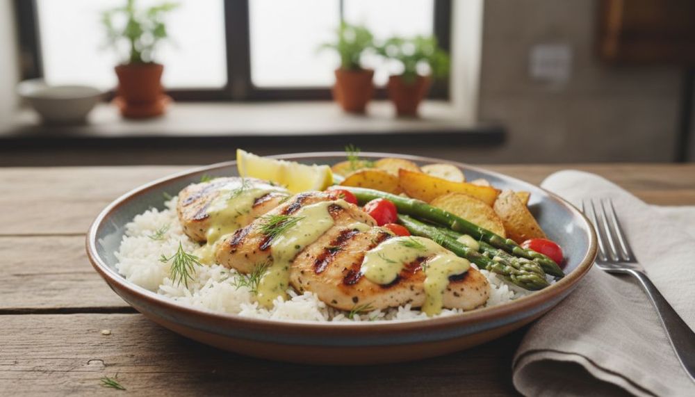 Lemon Dill Chicken Bowl