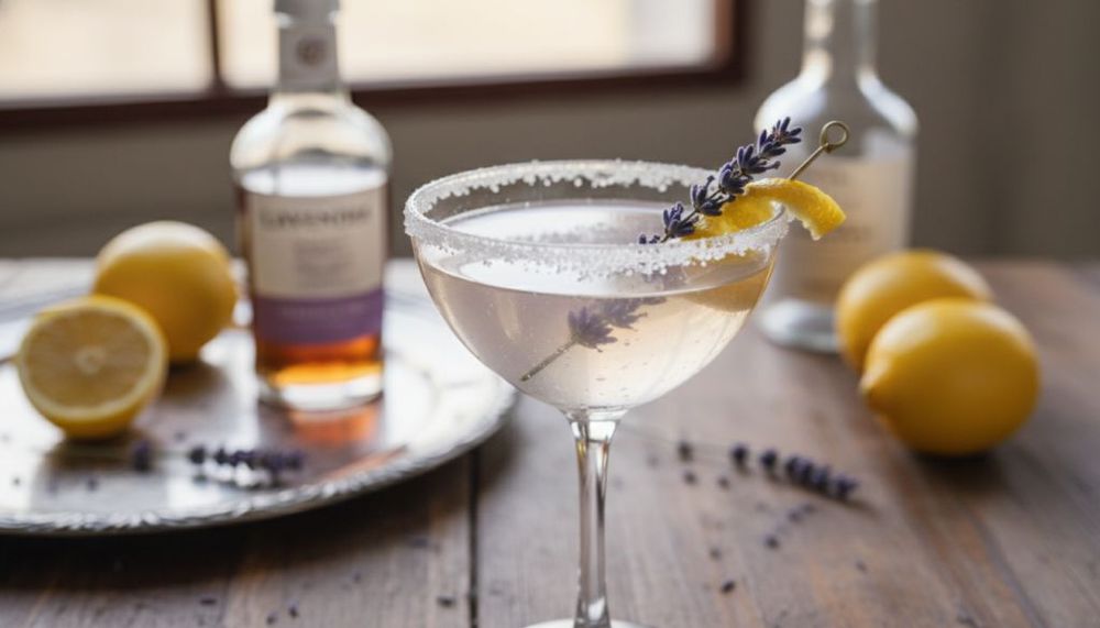 Lavender Lemon Drop Martini