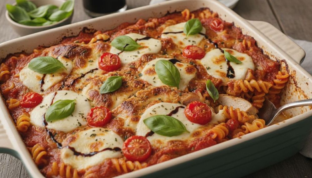 Caprese Chicken Casserole