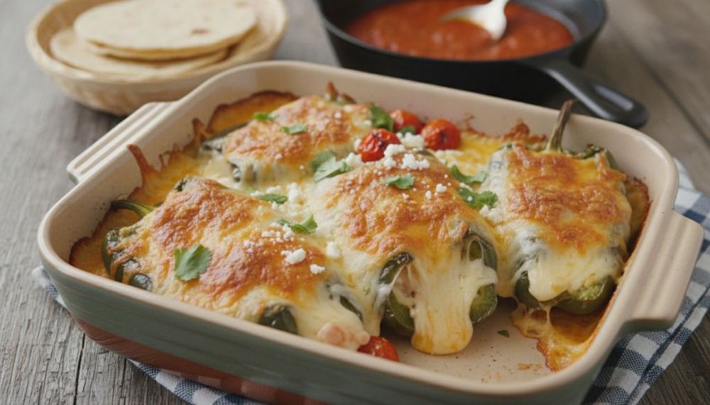 Cheesy Baked Rellenos