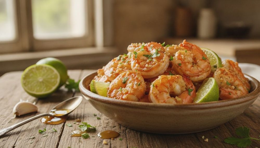 Garlic Honey Lime Shrimp
