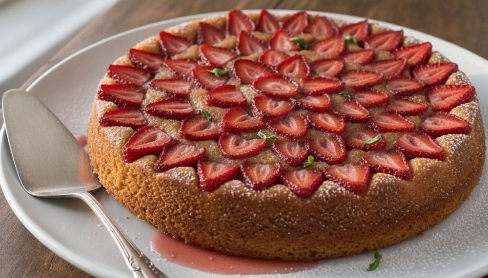 Strawberry Upside Down Cake