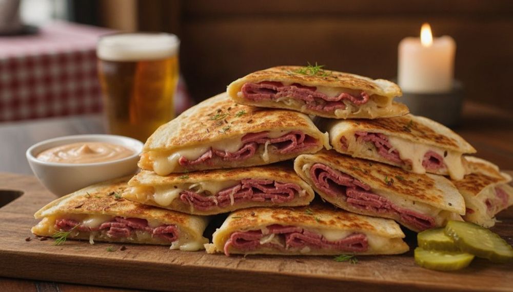Reuben Quesadillas