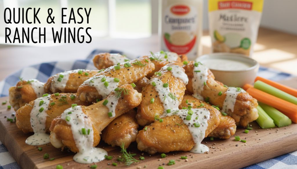 Quick & Easy Ranch Wings