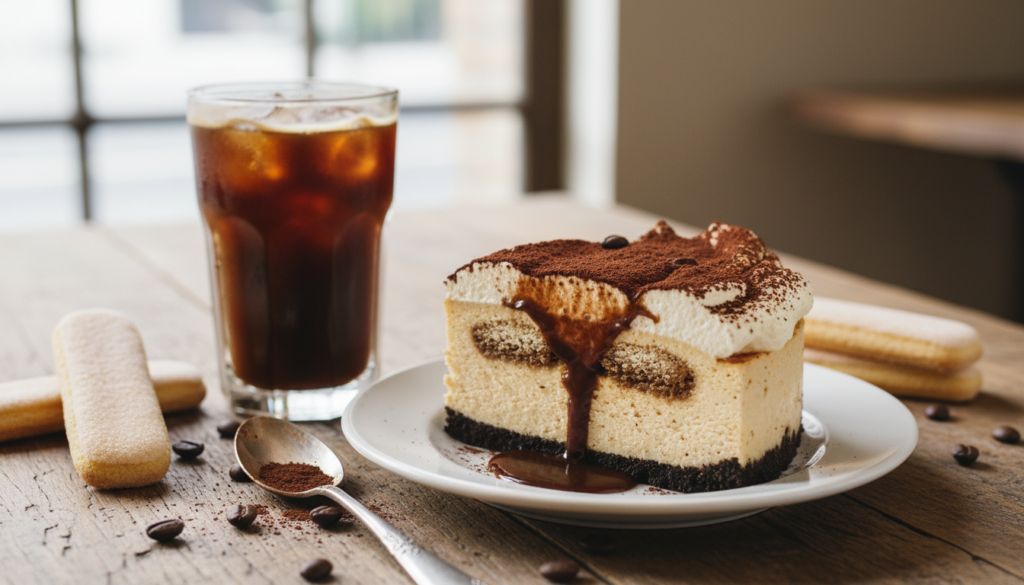 Tiramisu Cold Brew Coffee Cheesecake