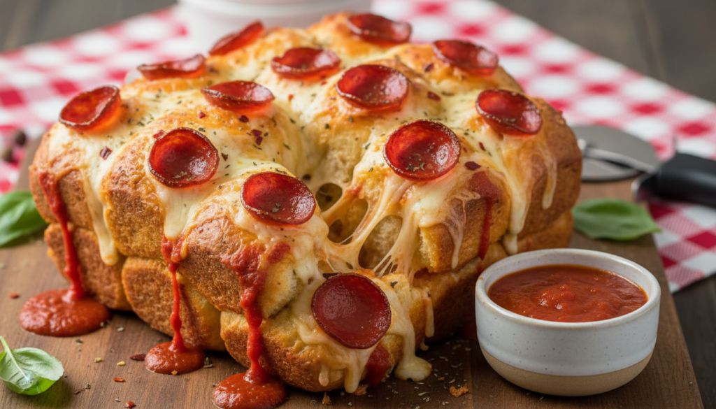 Pepperoni Pizza Monkey Bread