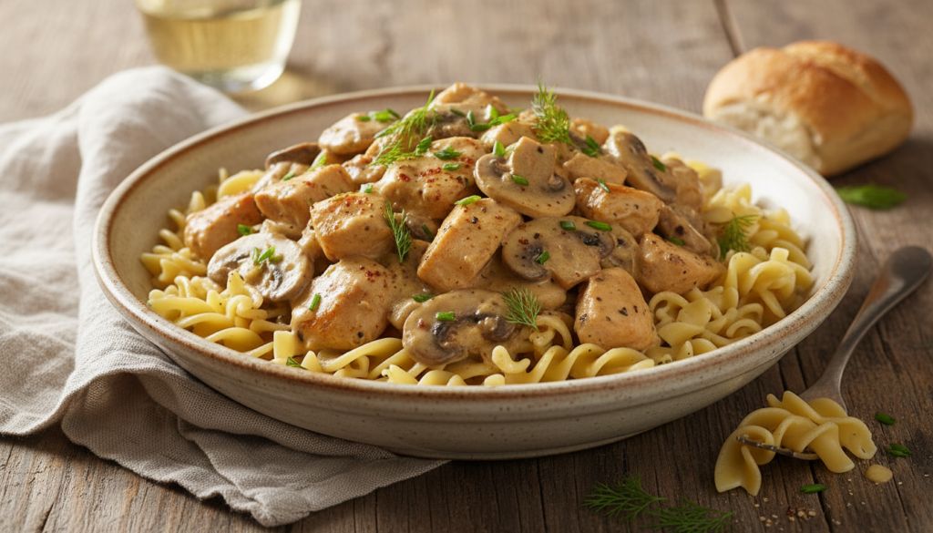 Chicken Stroganoff