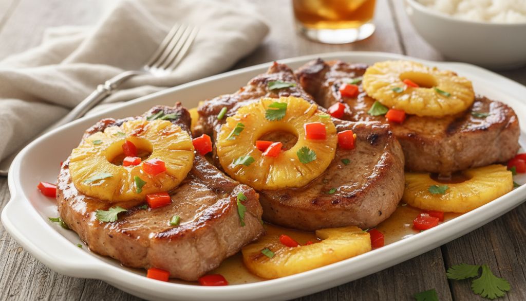 Easy Pineapple Pork Chops