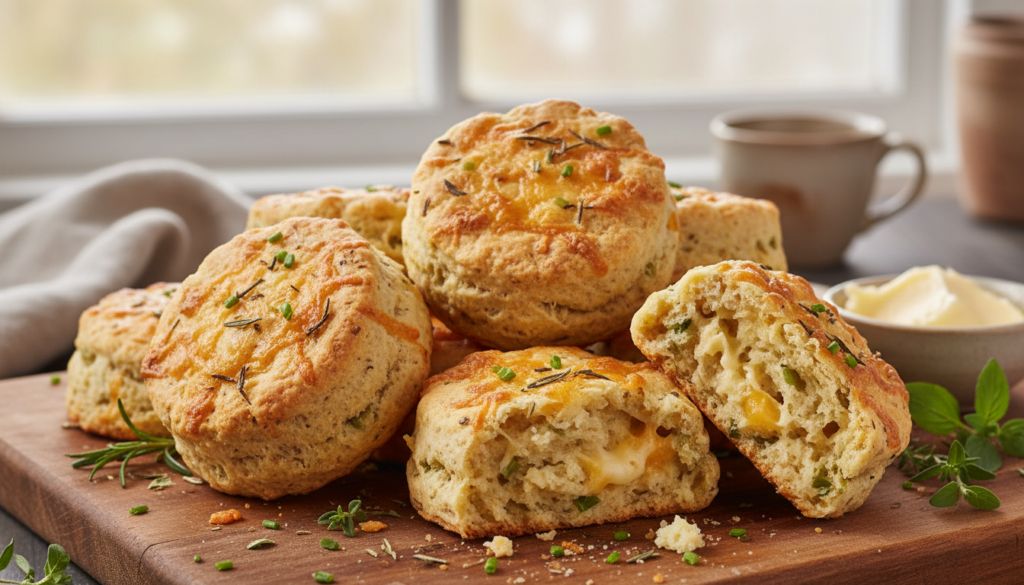 Herb and Cheese Scones