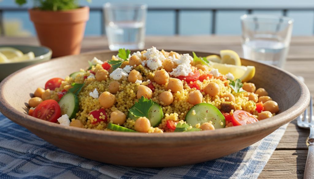 Mediterranean Chickpea Couscous