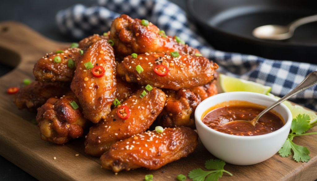 Honey Sriracha Chicken Wings