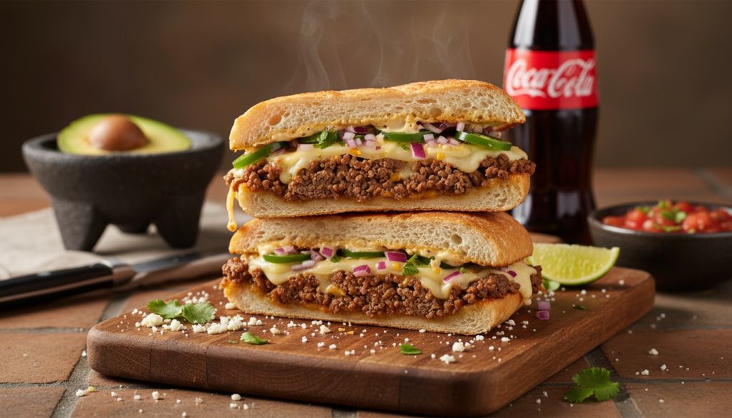 Mexican Chopped Cheese Sandwich
