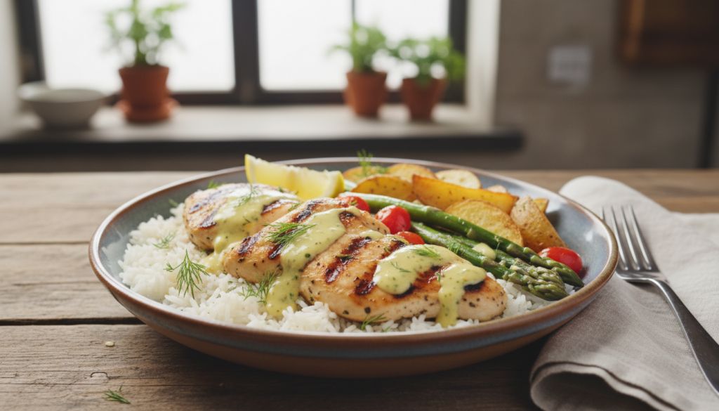 Lemon Dill Chicken Bowl