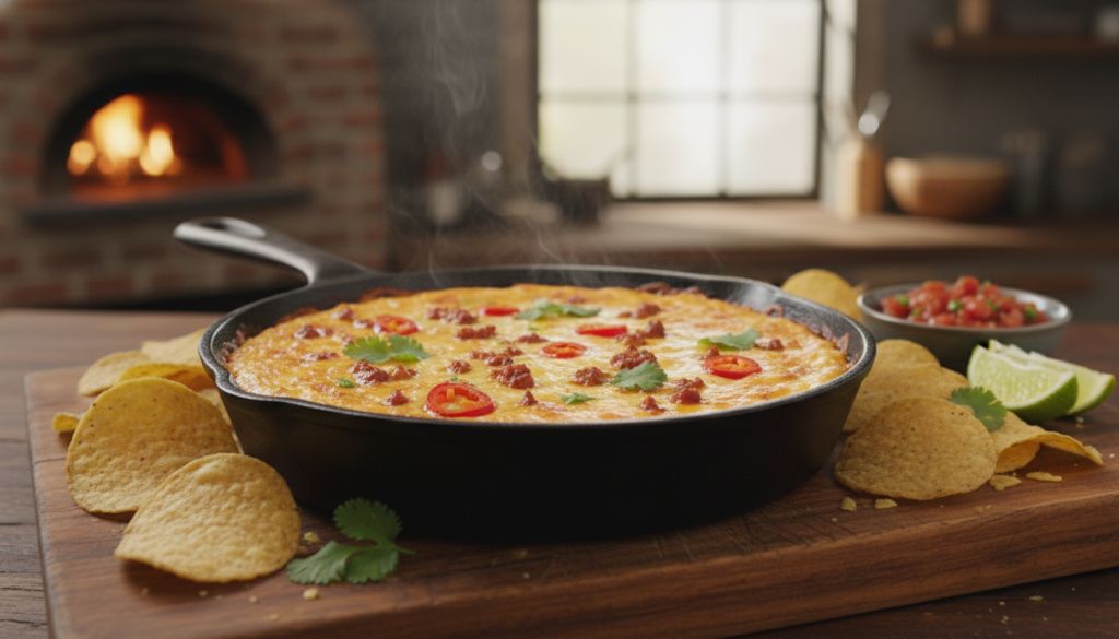 Oven-Baked Queso Dip