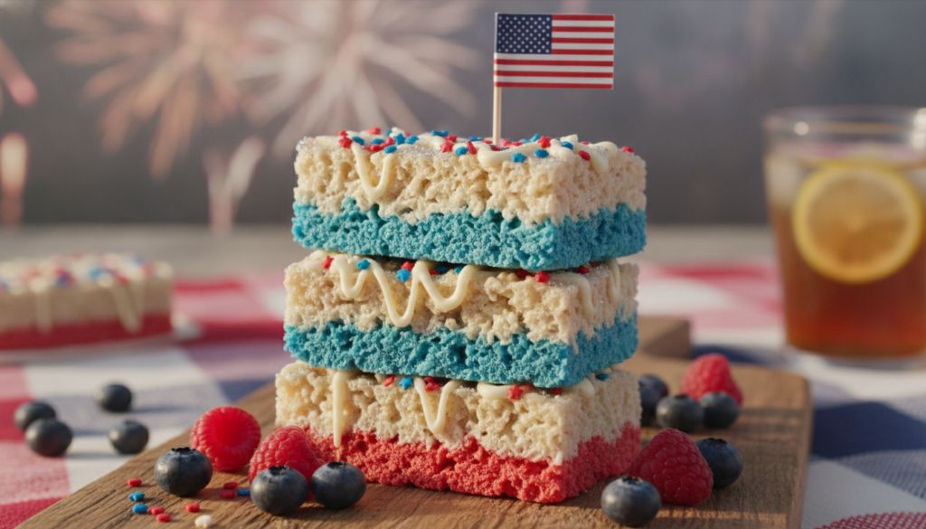 Patriotic Rice Krispie Treats