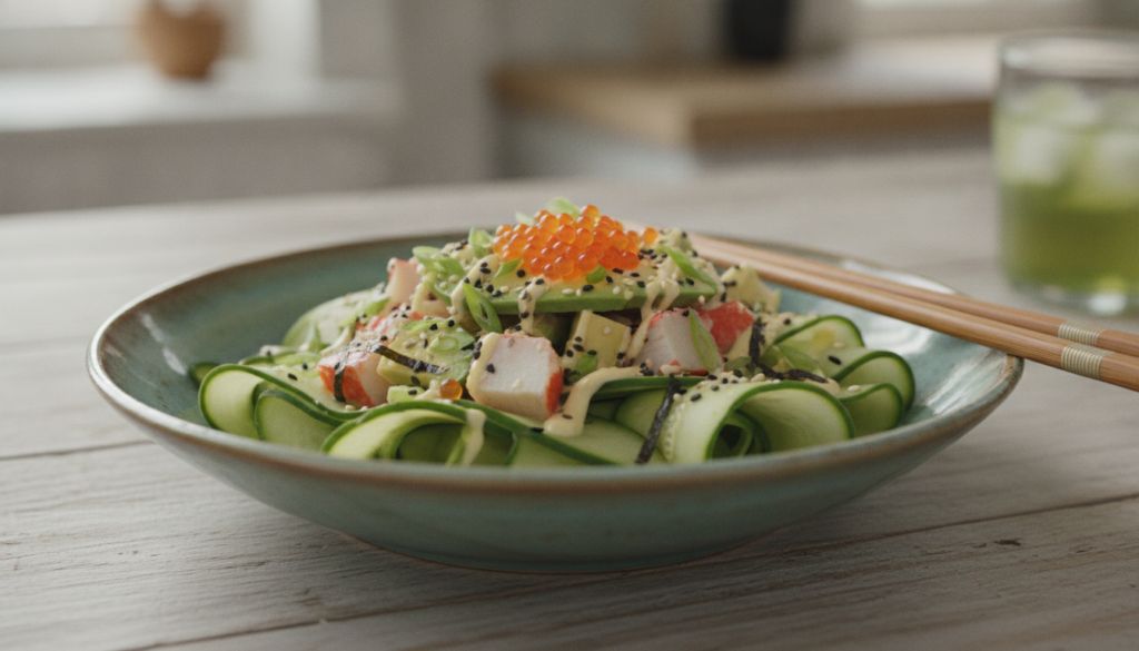 California Roll Cucumber Salad