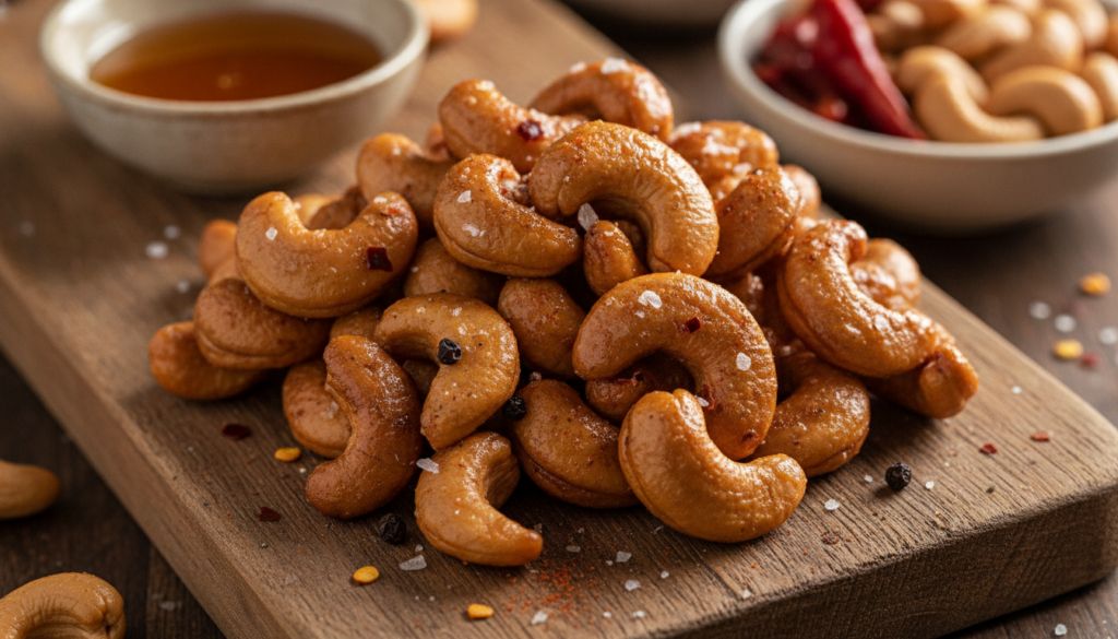 Chili Honey Roasted Cashew Clusters