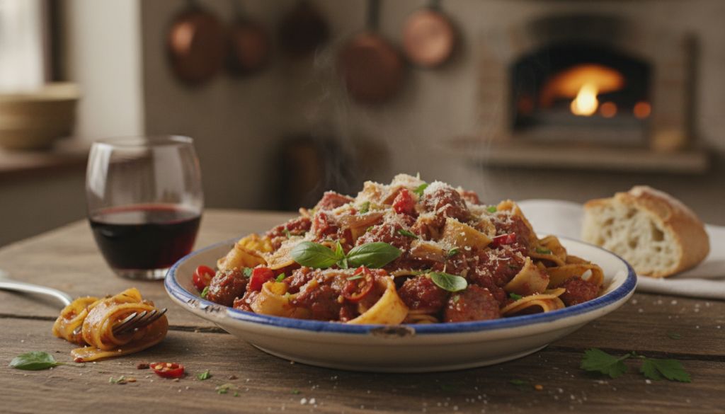 Italian Drunken Noodles