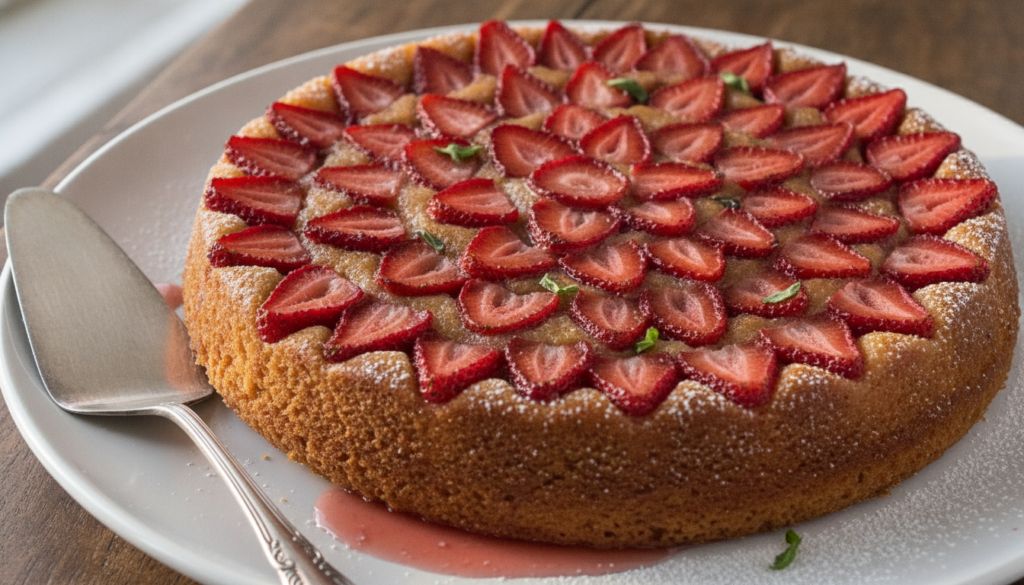 Strawberry Upside Down Cake