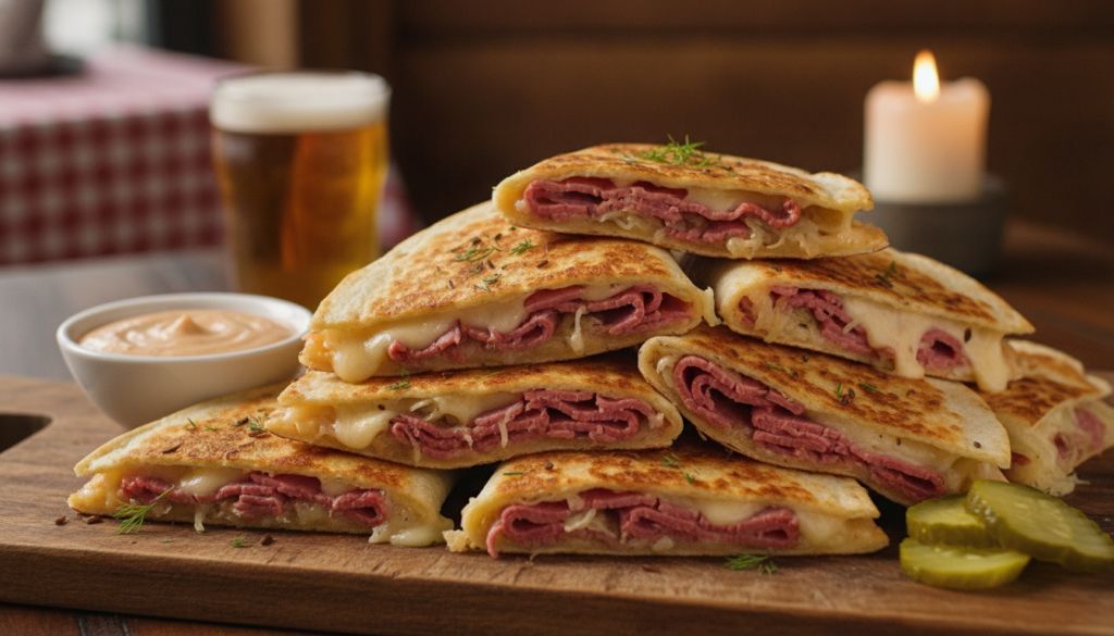 Reuben Quesadillas