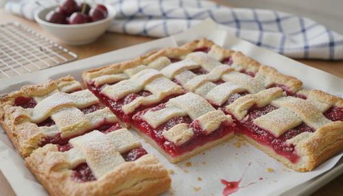 Sheet Pan Cherry Pie Bars