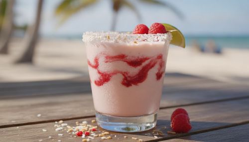 Raspberry Coconut Margarita