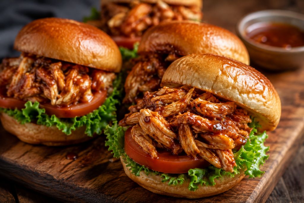Honey Chipotle Garlic Chicken Sliders