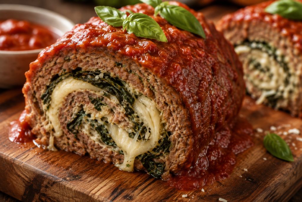Stuffed Italian Meatloaf