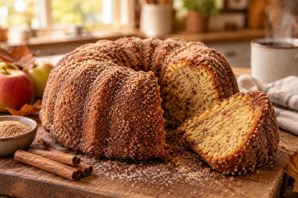 Apple Cider Donut Cake Recipe