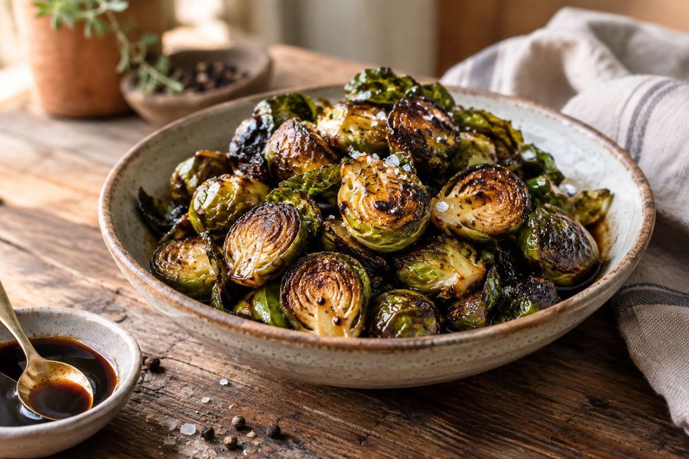 Honey Balsamic Brussels Sprouts