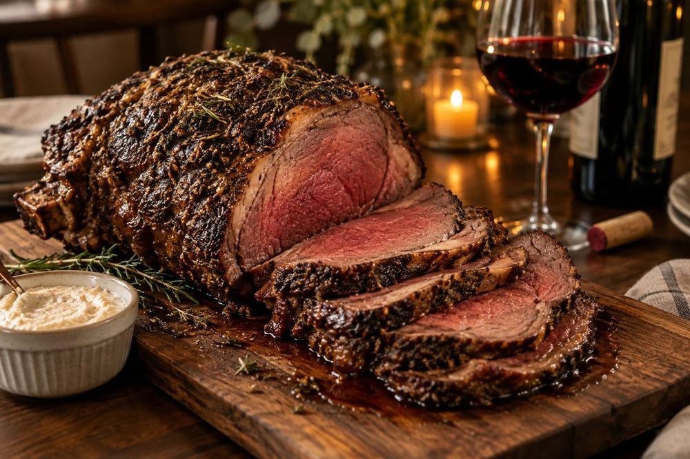Slow Roasted Prime Rib & Wine Pairing
