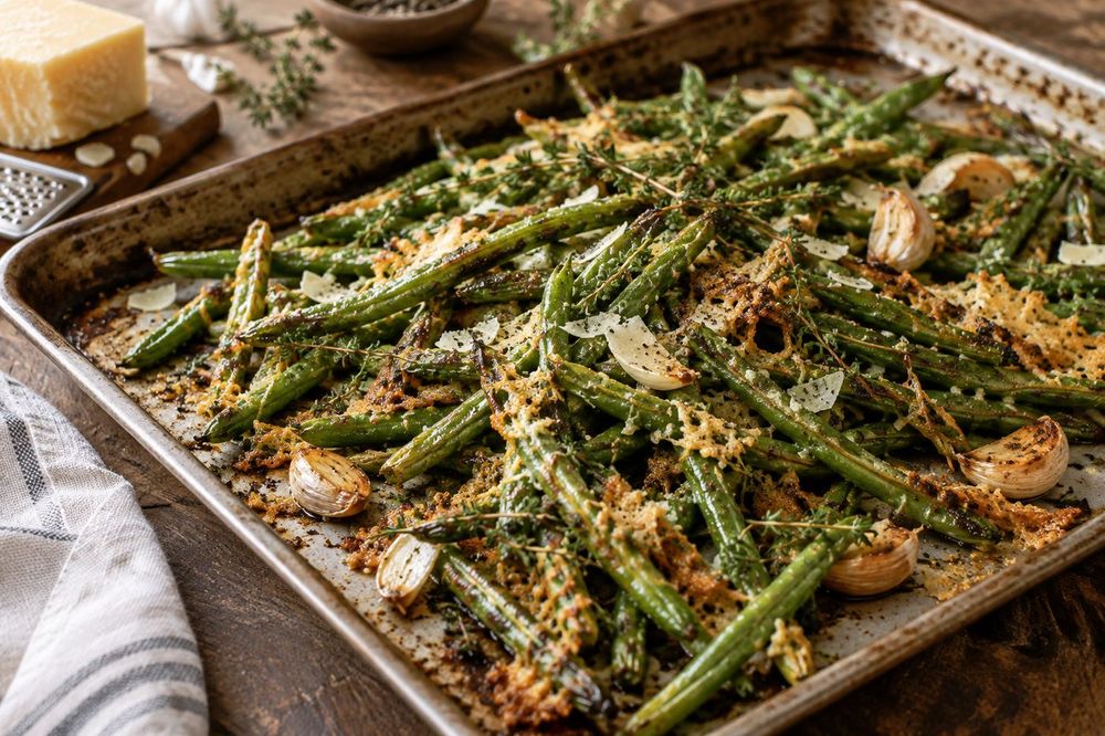 Parmesan Roasted Green Beans