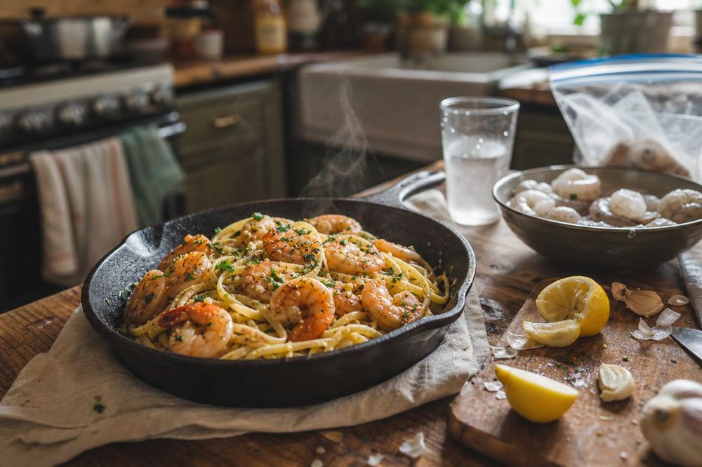 One Bag of Frozen Shrimp, Five Dinners in 20 Minutes