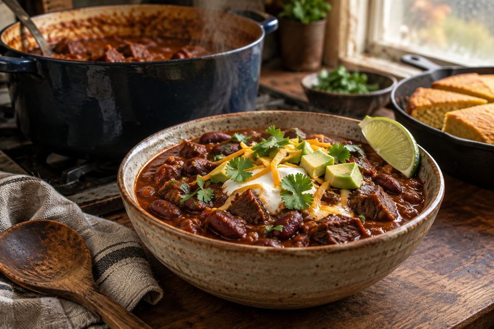 One-Pot Smoky Chipotle Beef Chili