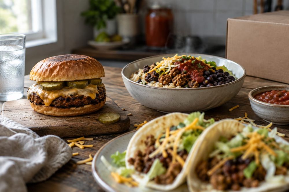 Aldi's Frozen Veggie Burgers: One Box, Five Dinners