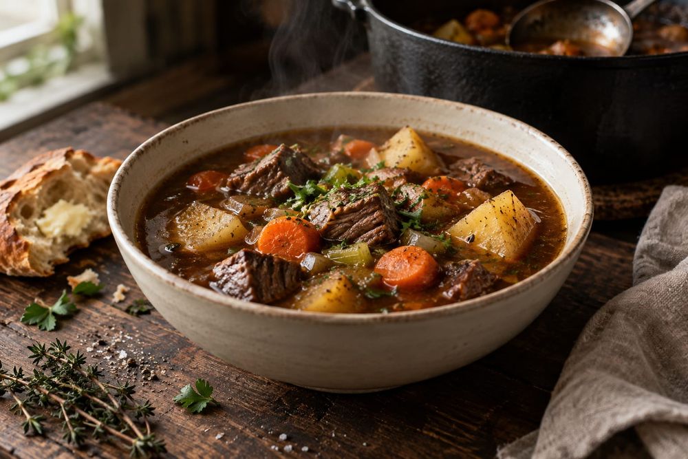 Hearty Pot Roast Soup