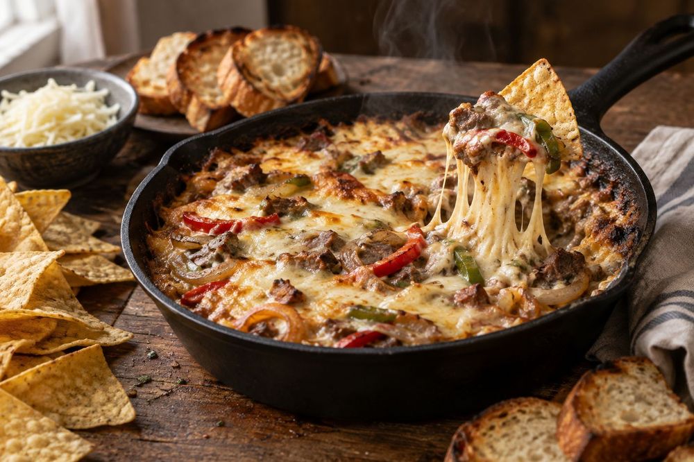 Philly Cheesesteak Dip Recipe